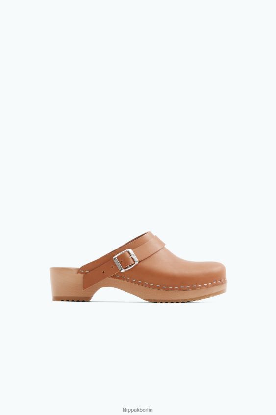 Filippa K x Swedish Hasbeens L8HHT446 Schuhe Natur unisex Clog mit Rückenriemen