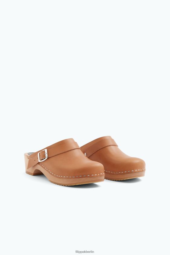 Filippa K x Swedish Hasbeens L8HHT446 Schuhe Natur unisex Clog mit Rückenriemen