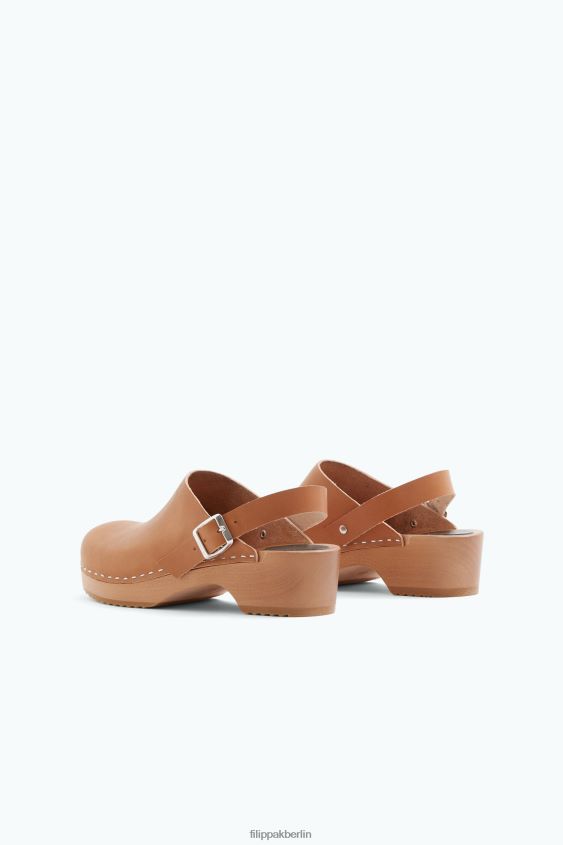 Filippa K x Swedish Hasbeens L8HHT446 Schuhe Natur unisex Clog mit Rückenriemen