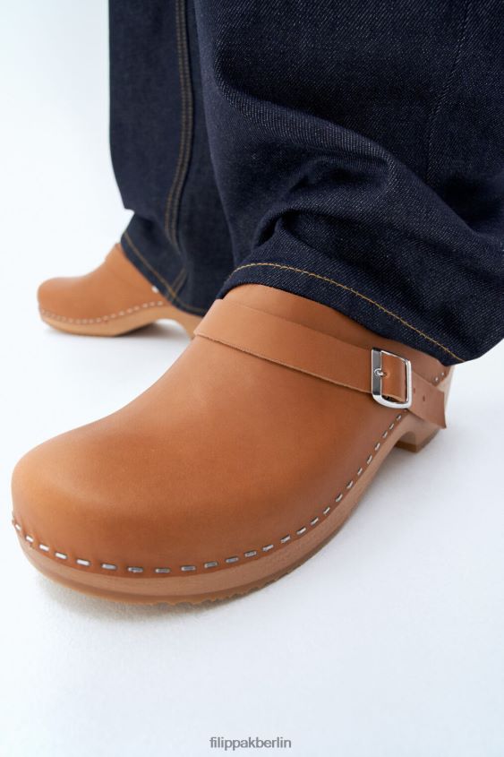Filippa K x Swedish Hasbeens L8HHT446 Schuhe Natur unisex Clog mit Rückenriemen