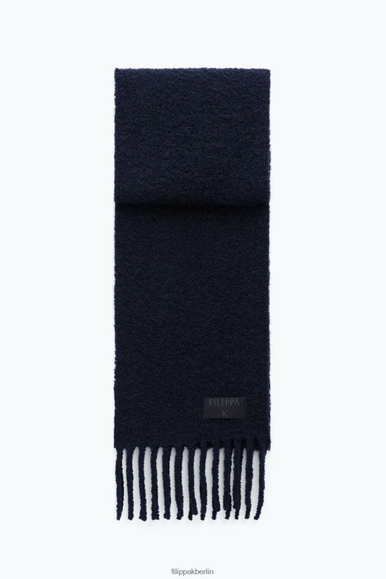 Filippa K L8HHT429 Zubehörteil Schwarz unisex Bouclé-Schal